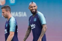 Arturo Vidal espera ser titular con Barcelona en el duelo ante Atlético de Madrid en el Wanda Metropolitano. Foto AFP