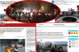Medios internacionales del mundo dan a conocer la crisis política que Honduras está viviendo por la tardanza del Tribunal Supremo Electoral y las denuncias de fraude.