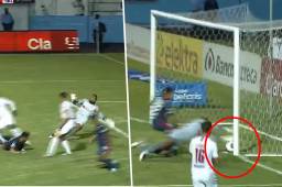 Error de Edrick Menjívar: Así le empató Motagua a Olimpia un minuto después del golazo de Michaell Chirinos