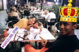 La primera foto de Choco Lozano en Barcelona, mañana es presentado