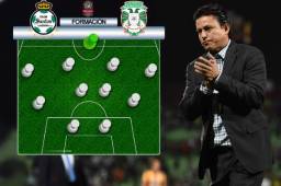 A las 7 de la noche arranca el juego Marathón-Santos Laguna en el estadio Olímpico por la ida de los octavos de la Liga Concacaf. Este sería el equipo que enviaría Salvador 'Chava' Reyes ante los verdes.