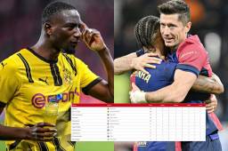 Guirassy marcó doblete en la victoria del Dortmund sobre Barcelona