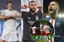 Bayern Múnich, Lyon, PSG y Leipzig se clasificaron a las semifinales de la Liga de Campeones.