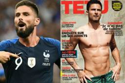 Olivier Giroud siempre ha estado en apoyo a la comunidad 'gay' y hasta ha posado para revistas.