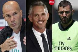Zidane respondió a los comentarios de Lineker que hizo sobre Benzema.
