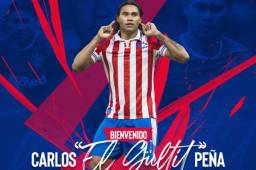 El mediocampista mexicano, Carlos 'El Gullit' Peña, ha sido anunciado como nuevo jugador del Deportivo FAS de El Salvador. Foto cortesía