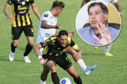 Mateo Yibrín lanzó duras críticas tras la derrota del Real España ante Platense en el estadio Excélsior. Fotos Josepth Amaya