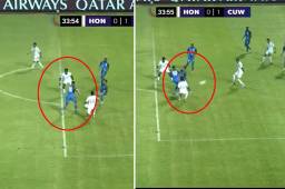 Leandro Bacuna aprovecha error defensivo de Honduras y silencia el Olímpico anotando el 0-1 de Curazao