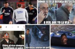 Barcelona ganó al Celta de Vigo y los memes no paran de burlarse de Luis Suárez. El uruguayo no pudo anotar y se ríen de él porque Ousmane Dembélé si lo hizo.