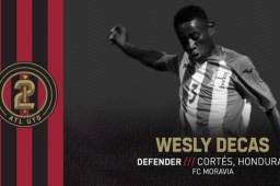 De esta forma anunció el equipo norteamericano la contratación del catracho.