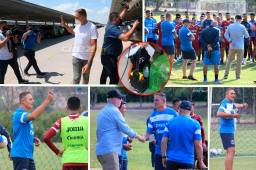 El argentino Hernán “La Tota” Medina arribó este jueves a Honduras para incorporarse al mando técnico del Motagua. Así fue el primer día del estratega como entrenador de Motagua.