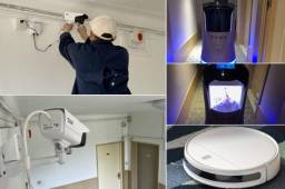 La República de China ha empezado a utilizar robots y cámaras para hacer respetar el confinamiento por el coronavirus.