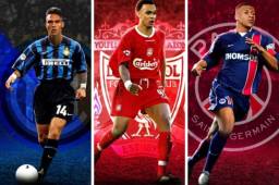 Inside Global ha creado algunos montajes donde muestra como lucirían los cracks de la actualidad con las camisas retro de sus equipos.