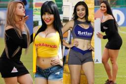 La Jornada 12 del torneo clausura de la Liga Nacional de Honduras no se puede quejar, que lindas chicas llegaron a los estadios.