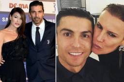 Ilaria D'Amico, pareja de Buffon, prácticamente mandó a callar a la hermana de Cristiano Ronaldo, Elma Aveiro.