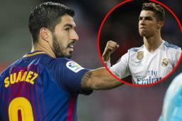 Suárez elogió a Cristiano Ronaldo previo al Clásico Español.