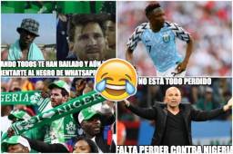 Disfrutá de los mejores memes que nos dejó el trinfo de Nigeria sobre Islandia y que mantiene viva a la selección argentina en Rusia 2018. ¡Para morir de la risa!