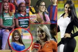 Te presentamos las chicas más lindas que llegaron al estadio Morazán y Humberto Micheletti para los juegos de repechajes.