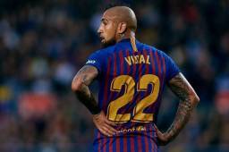 Vidal se ha convertido en uno de los favoritos de la afición del Barcelona por su entrega.