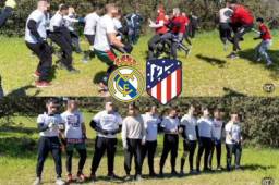 Una cuenta de fanáticas del Real Madrid brindó imagenes de la batalla entre los Ultras Sur y Frente Atlético.
