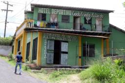 Estas son las instalaciones del Hotel Deportivo Godofredo Fajardo, sede de la Federación de Boxeo en Honduras.