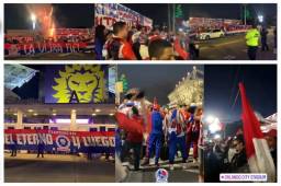 Los aficionados del Olimpia en Estados Unidos se volvieron a lucir en las afueras del Exploria Stadium. Llegaron en gran número para brindar su apoyo previo con Tigres por el boleto a la final de Liga de Campeones Concacaf.