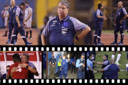 El técnico de la Selección de Honduras, el colombiano, Hernán “Bolillo” Gómez, vive el fútbol con pasión. No se sentó un solo minuto en el juego, sufrió, planeó el juego pero al final la voltereta de Panamá lo hizo vivir una verdadera pesadilla.