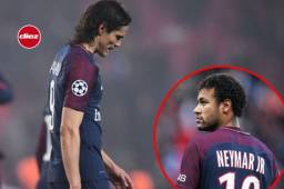 Cavani estaría meditan salir del PSG por el mejor trato que recibe Neymar.