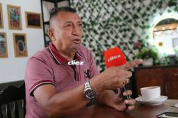 El extécnico del Juticalpa FC, Humberto Rivera, hablando en Exclusiva con Diario DIEZ sobre su salida del equipo olanchano. Fotos Alex Pérez