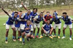 Los futbolistas de la Sub-23 de Honduras que comenzaron a trabajar desde el pasado 18 de enero en Siguatepeque. Ahora volverán hasta el 25 próximo.