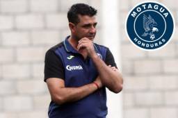 El entrenador del Motagua, Diego Vázquez, habla de los posibles fichajes que podrían hacer los azules en el cierre del mercado. Foto Ronal Aceituno