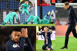 El PSG perdió el invicto en casa en lo que va de temporada y el guardameta tico ya sufrió su primera derrota con la camisa de los parisinos. FOTOS: AFP.