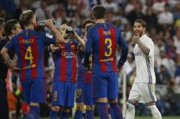 Sergio Ramos salió expulsado en el Clásico Español ante el Barcelona.