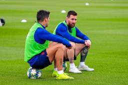 Luis Suárez y Lionel Messi le apuntan al Slavia de Praga en la Champions League.