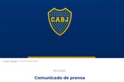 Boca emitió un comunicado luego de que la Conmebol anunciara que la final contra River se jugará en Madrid.