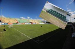 Juticalpa enchuló su estadio con asientos cómodos para los suplentes y cuerpo técnico.