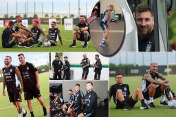 Una parte d el combinado argentino ya se encuentra en Miami y llevó a cabo la primera sesión previo al choque contra la Bicolor.