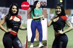 Las hermosas damas que llegaron la Humberto Micheletti para presenciar el Honduras Progreso - Platense.