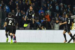 Los goles de Sergio Ramos en Liga de Campeones ya se están volviendo una costumbre, Real Madrid venció 3-1 al Napoli y clasificó a cuartos de final.