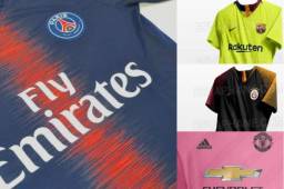 Real Madrid, PSG, Barcelona, Manchester United, entre otras... En Europa ya se han filtrado algunos uniformes de los mejores equipos del mundo para la próxima campaña. ¿Cuál te gusta más?