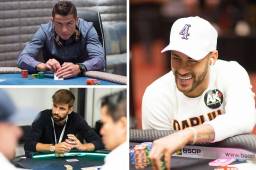 Piqué, Neymar y Cristiano Ronaldo, algunos futbolistas activos que son muy buenos en el póker.