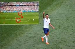 Lingard marcó el tercer gol parcial de Inglaterra ante Panamá.