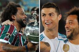 Cristiano Ronaldo no dudó en felicitar a Marcelo por su Copa Libertadores.