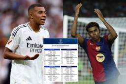 Real Madrid y Barcelona ya conocieron como van a disputar la fase de liga de la Champions League 2024-25.