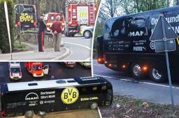 El autobús del Borussia Dortmund sufrió un atentado el martes.
