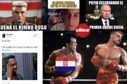 Los memes del Croacia-Rusia no pudieron faltar y se enfocaron en Vladimir Putin y los locales.