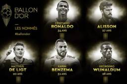La esperada entrega del Balón de Oro será el próximo 2 de diembre.