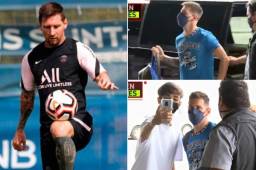 Messi está de regreso en París y los medios fanceses informan que debutará el próximo domingo.