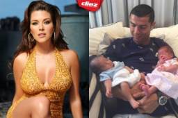 Alicia Machado criticó a Cristiano Ronaldo por el nacimiento de sus hijos.