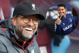 Klopp alabó el trabajo que está haciendo Ancelotti con el Everton y la contratación de James Rodríguez.